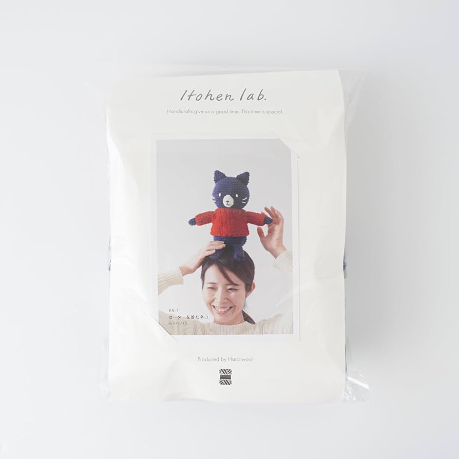 Amazon | 原ウール 編み物キット あみぐるみ #5-1 セーターを着